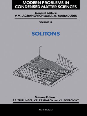 cover image of Solitons